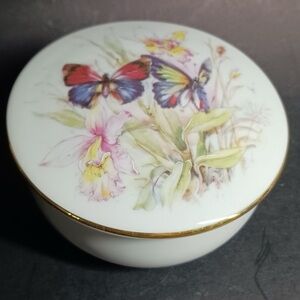 Vintage Ceramic Trinket Box Suisse Langenthal